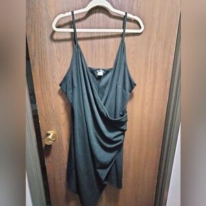 VENUS Spaghetti Strap Wrap Style Assymetrical Dress